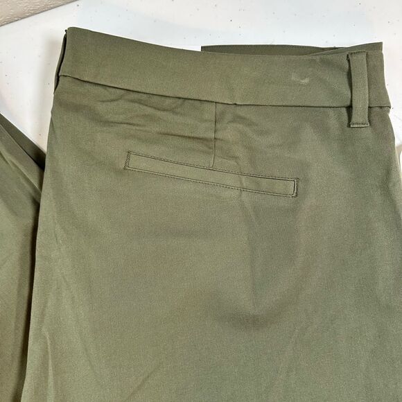 Old Navy Plus Size Pixie High Rise Ankle Chino Pant Olive Green  - Size 26 - Picture 7 of 8